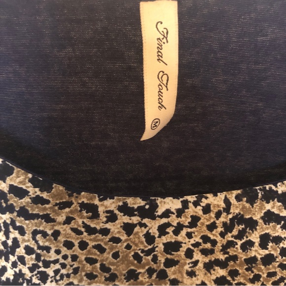 Leopard flowy dress size medium - Picture 7 of 12